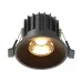 Светильник встраиваемый Maytoni Round DL058-12W2.7K-B Черный