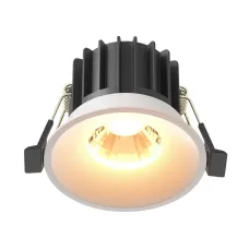 Светильник встраиваемый Maytoni Round DL058-12W2.7K-W Белый