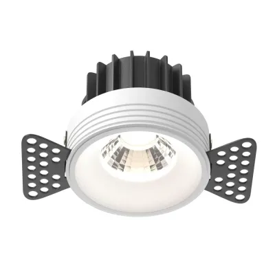 Светильник встраиваемый Maytoni Round DL058-12W4K-TRS-W Белый