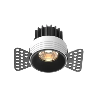 Светильник встраиваемый Maytoni Round DL058-7W3K-TRS-B Черный