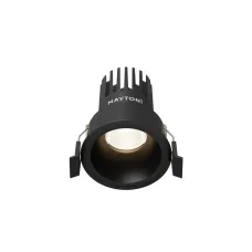 Светильник встраиваемый Maytoni Dip DL115-10W-4K-B Черный