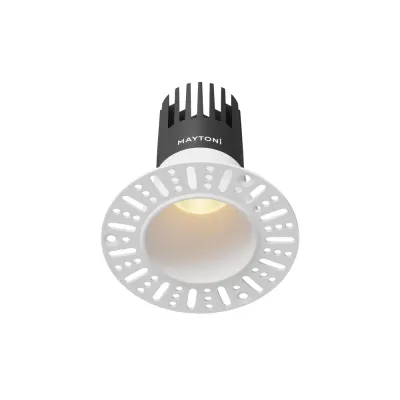 Светильник встраиваемый Maytoni Dip DL120-10W-2.7K-TRS-W Белый