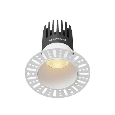 Светильник встраиваемый Maytoni Dip DL122-15W-2.7K-TRS-W Белый