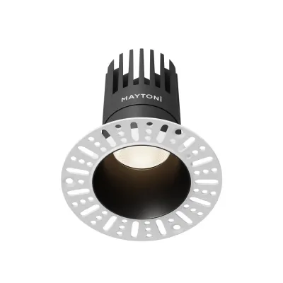 Светильник встраиваемый Maytoni Dip DL122-15W-4K-TRS-B Черный
