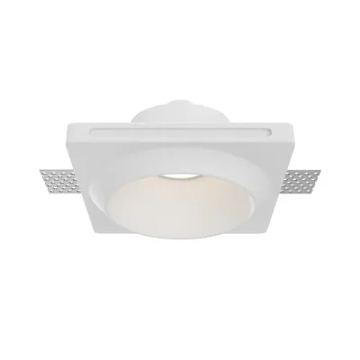 Светильник встраиваемый Maytoni Gyps Modern DL124-GU10-01-TRS-W Белый