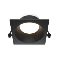 Светильник встраиваемый Пай GX53 IP44 черный (арт.DL126-GX53-SQ-B)