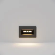 Подсветка для лестниц Outdoor Bosca O045SL-L3B3K IP 65 LED 3W 3000 K Черный
