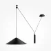 Светильник подвесной Maytoni Peso P080PL-01B E27х1х60W Черный