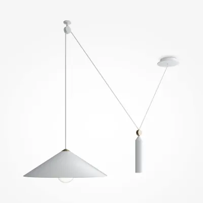 Светильник подвесной Maytoni Peso P080PL-01W E27х1х60W Белый