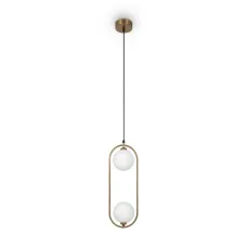Светильник подвесной Maytoni Ring MOD013PL-02BS1 G9х2х25W Латунь