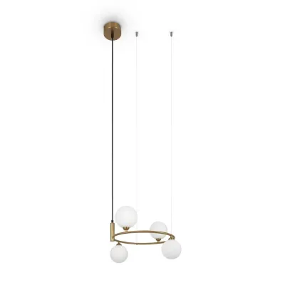 Светильник подвесной Maytoni Ring MOD013PL-04BS1 G9х4х25W Латунь