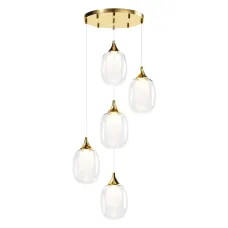 Светильник подвесной Maytoni Aura MOD016PL-05BS E14х5х40W Латунь