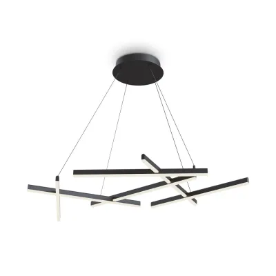 Светильник подвесной  Maytoni Line MOD016PL-L80BK LED 80W Черный