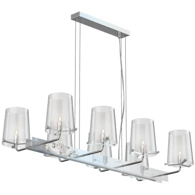 Светильник подвесной Maytoni Landmark MOD040PL-08CH G9х8х28W Хром
