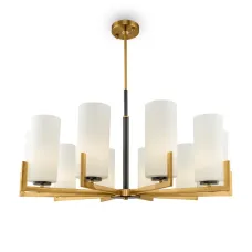 Люстра Maytoni Fortano MOD089PL-10BS E27х10х40W Черный и Латунь