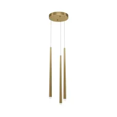 Светильник подвесной  Maytoni Cascade MOD132PL-L18BSK LED 19W Латунь