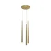 Светильник подвесной  Maytoni Cascade MOD132PL-L18BSK LED 19W Латунь