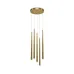 Светильник подвесной  Maytoni Cascade MOD132PL-L30BSK LED 31W Латунь