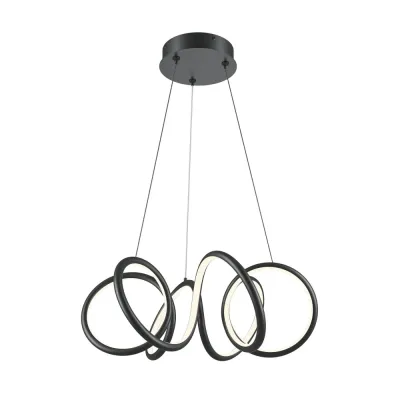 Светильник подвесной  Maytoni Curve MOD241PL-L60BK LED 52W Черный
