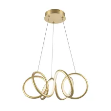 Светильник подвесной  Maytoni Curve MOD241PL-L60BSK LED 52W Латунь