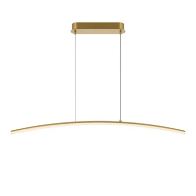 Светильник подвесной  Maytoni Curve MOD243PL-L18BSK LED 15W Латунь