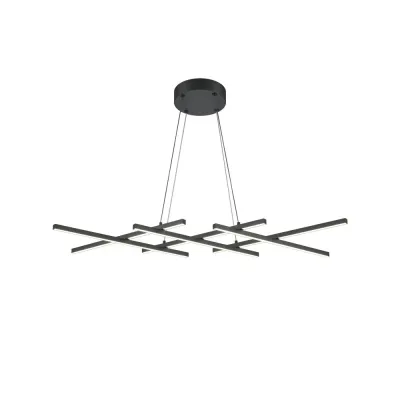 Светильник подвесной  Maytoni Halo MOD244PL-L50BK LED 40W Черный
