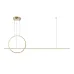 Светильник подвесной  Maytoni Halo MOD247PL-L49BSK LED 40W Латунь