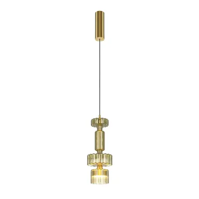 Светильник подвесной  Maytoni Level MOD253PL-L18BS3K2 LED 12W Латунь