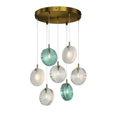 Светильник подвесной Maytoni Frozen MOD254PL-07BS G4х7х5W Латунь