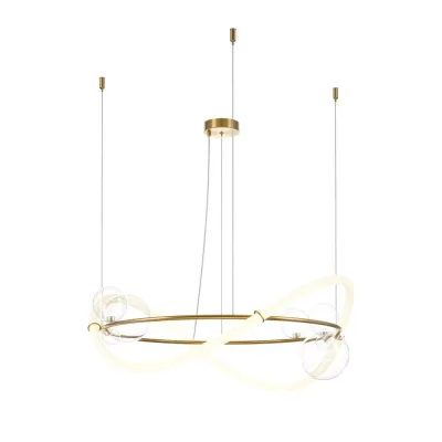 Светильник подвесной  Maytoni Oasis MOD289PL-L53BS3K LED 53W Латунь