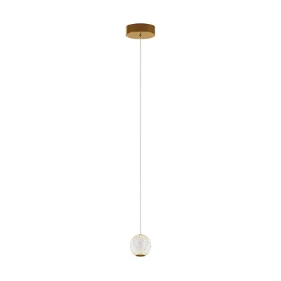 Светильник подвесной  Maytoni Sapphire MOD293PL-L6BS3K LED 6W Латунь