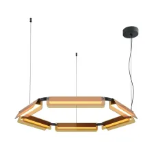 Светильник подвесной  Maytoni Flat MOD296PL-L60BC3K LED 60W Черный