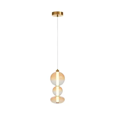 Светильник подвесной  Maytoni Futuro MOD307PL-L24BS3K LED 24W Латунь