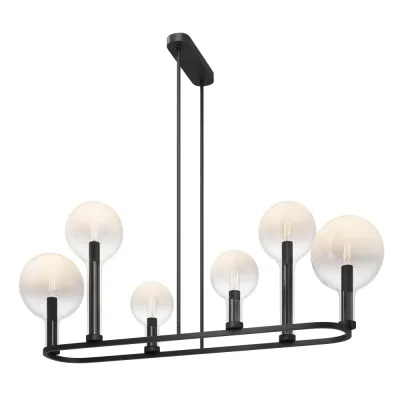 Светильник подвесной Maytoni Status MOD333PL-06B1 E14х6х40W Черный