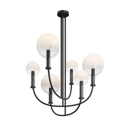 Светильник подвесной Maytoni Status MOD333PL-06B E14х6х40W Черный