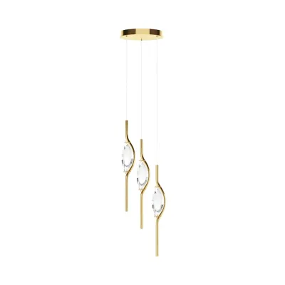 Светильник подвесной  Maytoni Foresight MOD347PL-L24BS3K LED 24W Латунь