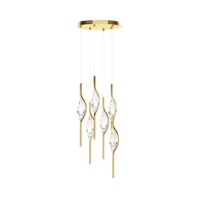 Светильник подвесной  Maytoni Foresight MOD347PL-L48BS3K LED 48W Латунь