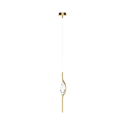 Светильник подвесной  Maytoni Foresight MOD347PL-L8BS3K LED 8W Латунь