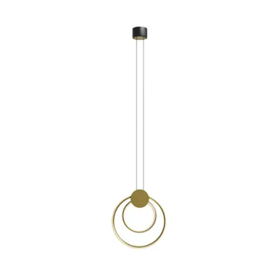 Светильник подвесной  Maytoni Link MOD357PL-L14BS3K LED 20W Черный и Латунь