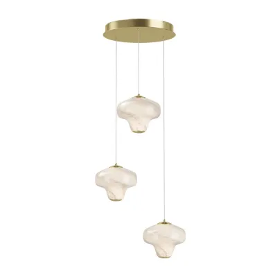 Светильник подвесной  Maytoni Sirocco MOD359PL-L17BS3K LED 17W Латунь