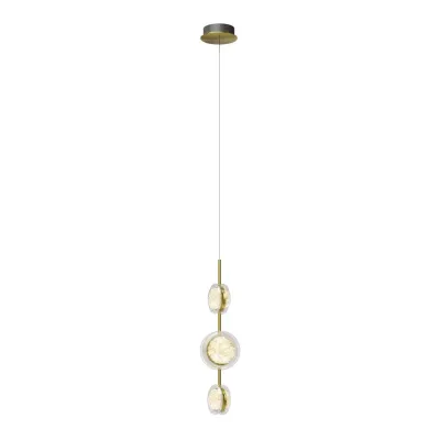 Светильник подвесной  Maytoni Pharao MOD361PL-L22BS3K LED 21W Черный и Латунь