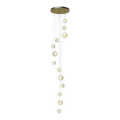 Светильник подвесной  Maytoni Pharao MOD361PL-L58BS3K LED 56W Черный и Латунь