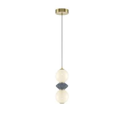 Светильник подвесной  Maytoni Brosche MOD362PL-L10GR3K LED 10W Латунь
