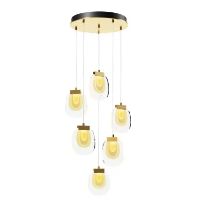 Светильник подвесной  Maytoni Biology MOD367PL-L18BBSK LED 18W Латунь