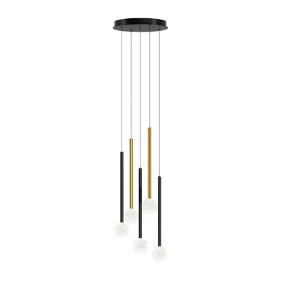 Светильник подвесной  Maytoni Bubble dream MOD383PL-L16BBS3K LED 16W Черный и Латунь