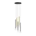 Светильник подвесной  Maytoni Bubble dream MOD383PL-L16BBS3K LED 16W Черный и Латунь