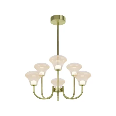 Светильник подвесной  Maytoni Dynasty MOD402PL-L20BS3K LED 20W Латунь