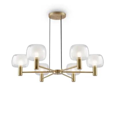 Светильник подвесной Maytoni Vision MOD411PL-06G E14х6х60W Золото