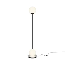 Cветильник напольный (торшер) Twins MOD427FL-L20B3K LED 20W Черный и Хром