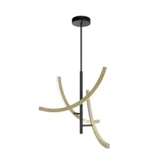 Светильник подвесной  Maytoni Wabi MOD428PL-L27BK LED 21W Черный